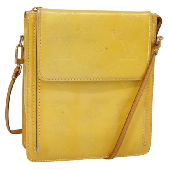 LOUIS VUITTON Monogram Vernis Motto Accessory Pouch Gris M91030 LV Auth 100544 - Picture 1 of 16